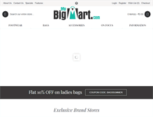 Tablet Screenshot of mybigmart.com